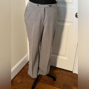 Investments, size 8S black/white tweed or houndstooth trousers